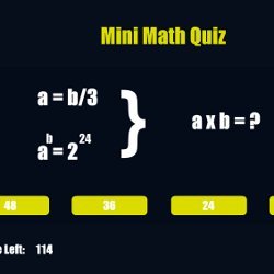 Mini Math Quiz