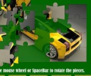 Puzzle Super Race Car