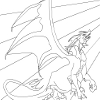 Kid's coloring: Big dragon