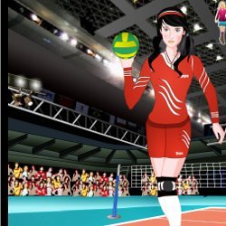 Volleyball Girl Makeover